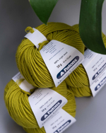 -60% Merino Extrafine Aran 5x50g — chartreuse