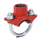 Отвод (седелка) Ubolt резьбовой грувлок ковкий чугун XGQT15U Ду32х25 (Дн42х1") Ру25 JIANZHI