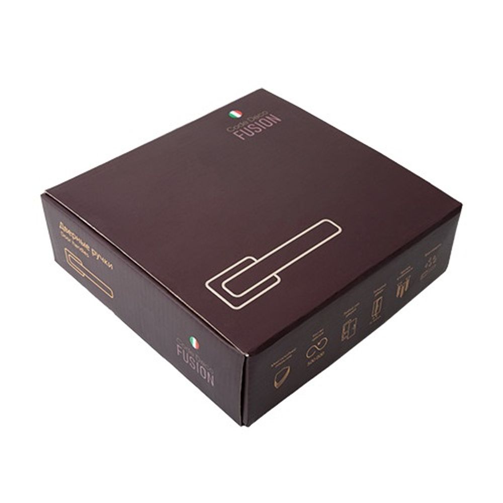 Ручки дверные Code Deco Fusion H-100155-A BLM черный матовый