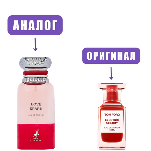 AL HAMBRA LOVE SPARK edP 80ml lady (версия Tom Ford Electric Cherry)