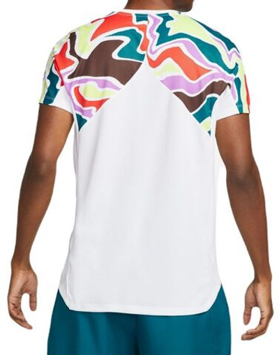 Мужская теннисная футболка Nike Court Dri-Fit Slam Tennis Top - white/white