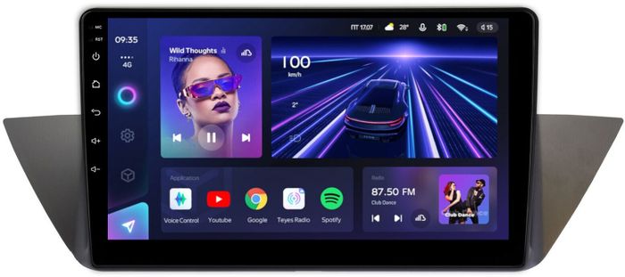 Магнитола для BMW X1 E84 2009-2014 CIC - Teyes CC3 монитор 10" QLED на Android 10, Быстрая, CarPlay, 4G SIM-слот
