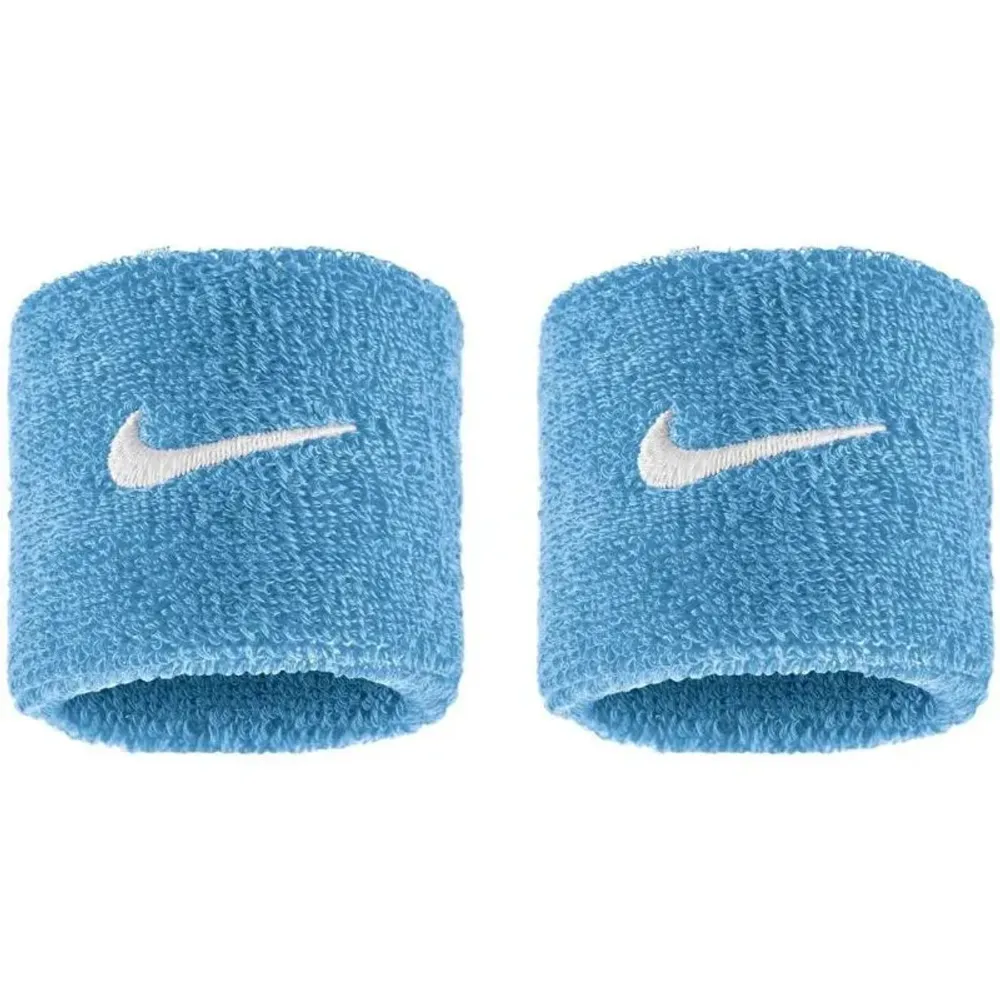 Напульсник теннисный Nike Swoosh 2P - university blue/white