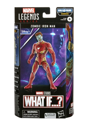 Marvel Legends Series MCU Disney Plus What if Zombie Iron Man Action Figure 6-inch Collectible Toy