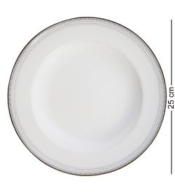 JK-227 Н-р из 6 суповых тарелок «Венецианская Классика» (Venice Classic Pavone)