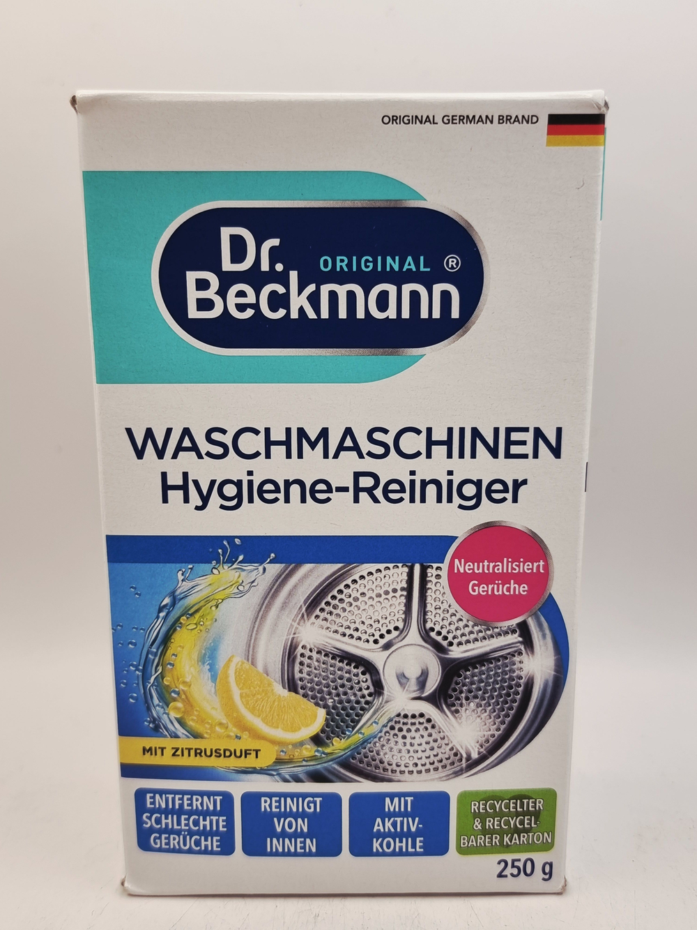 Порошок для очистки стиральных машин Dr. Beckmann 250 г (Германия)