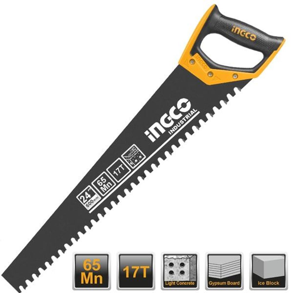Ножовка по пенобетону 600 мм INGCO HCBS016001 INDUSTRIAL