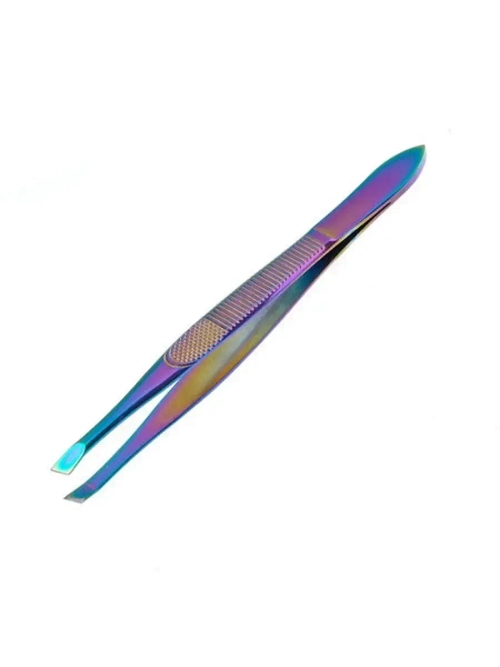 Zinger 86079-TIN, ZI, Пинцет скошенный (цветной)