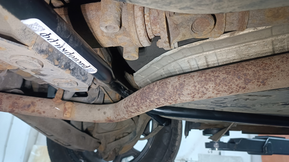 Усилитель заднего подрамника спереди c креплениям к лонжеронам Subaru XV 1 (GP) (ПОД ЗАКАЗ)