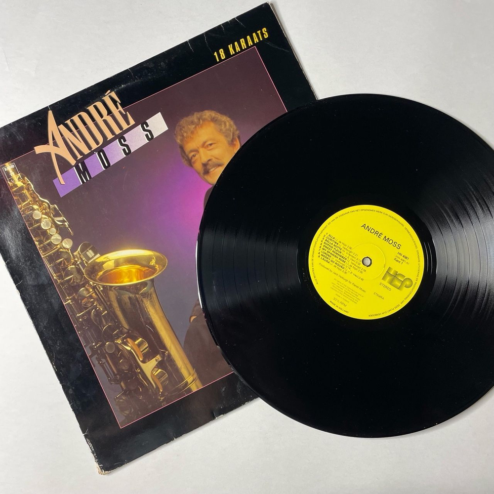 Винтажная виниловая пластинка LP Andre Moss 18 Karaats (Holland 1980)
