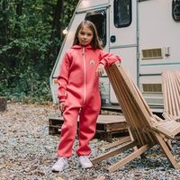 Комбинезон с клапаном и капюшоном "Яркий коралл" подростковый утепленный