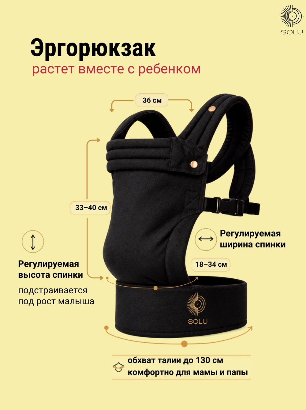Эргорюкзак для новорожденных слинг рюкзак переноска