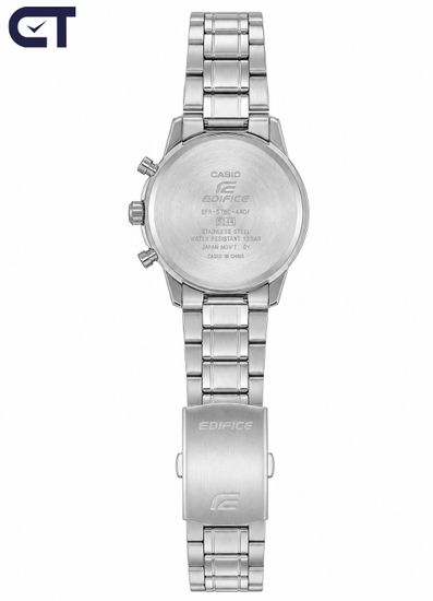 CASIO EFR-575D-4ADF EDIFICE мужские наручные часы — стальной хронограф с красным градиентным циферблатом