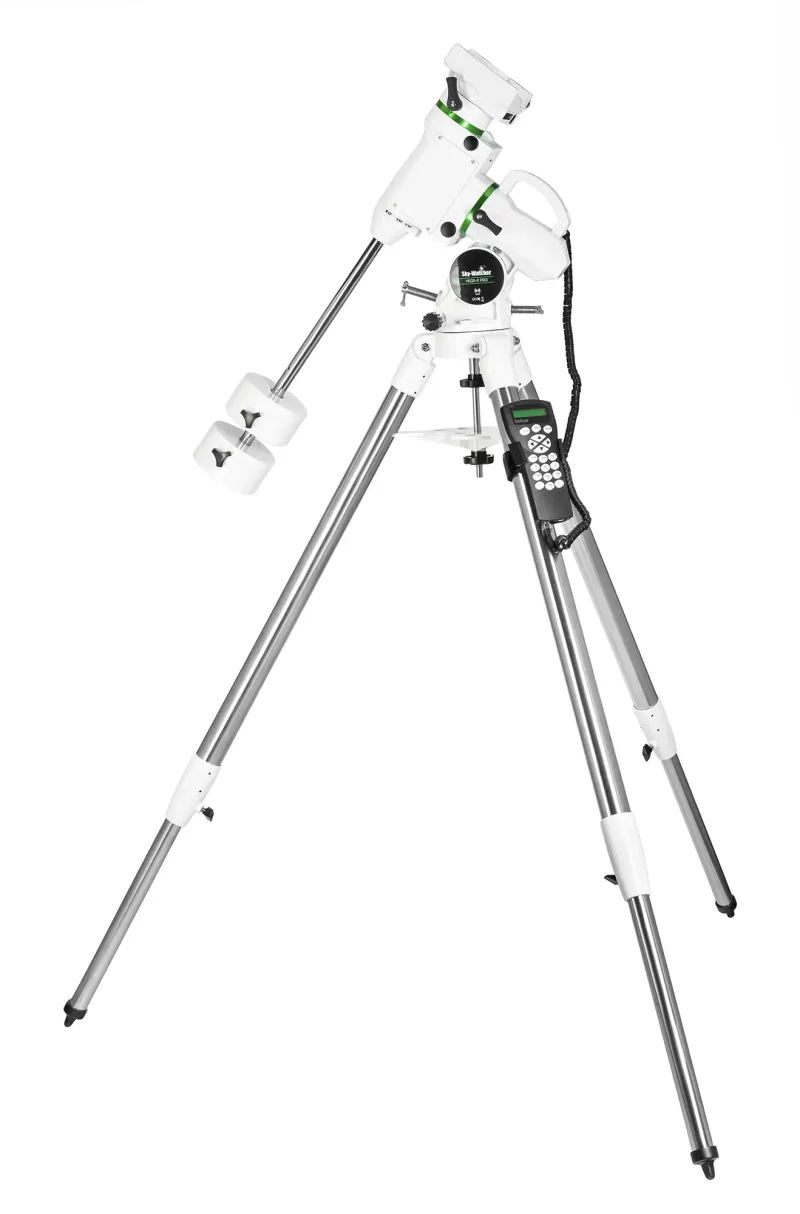Монтировка Sky-Watcher HEQ5-R PRO SynScan GOTO со стальной треногой - вид под углом