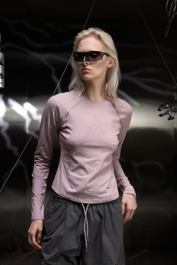 Лонгслив Monterest Instant Mountain Outdoor Printed Slim-Fit Longsleeve "Mist Purple" Women’s