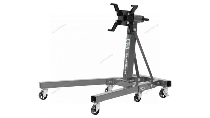 NORDBERG (N3009G) Стенд для ремонта двигателя складной, 900 кг, серый