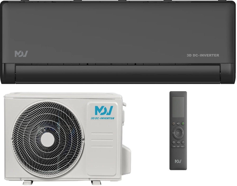 Сплит-система кондиционер MDV Integra Pro Black MDSBI2-09HRFN8 / MDOBI2-09HFN8 на 25 м²