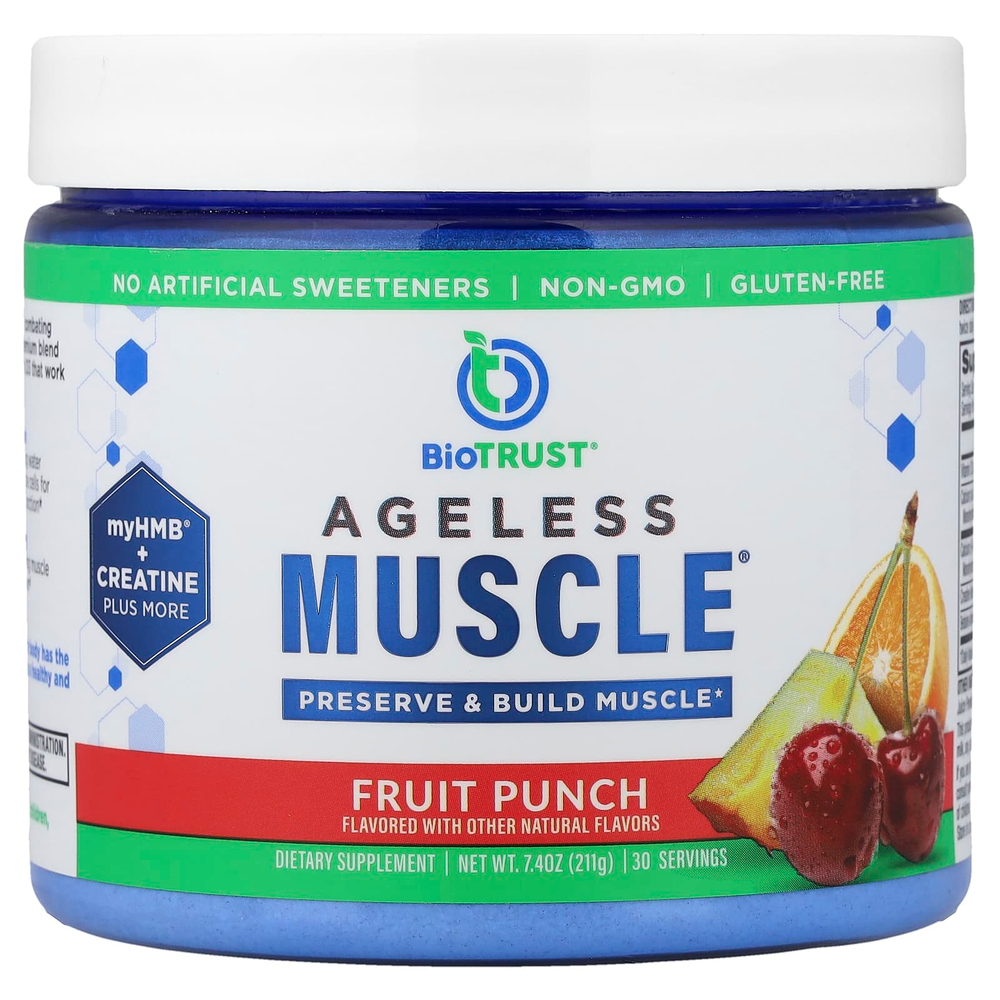 BioTRUST, Ageless Muscle®, фруктовый пунш, 211 г (7,4 унции)