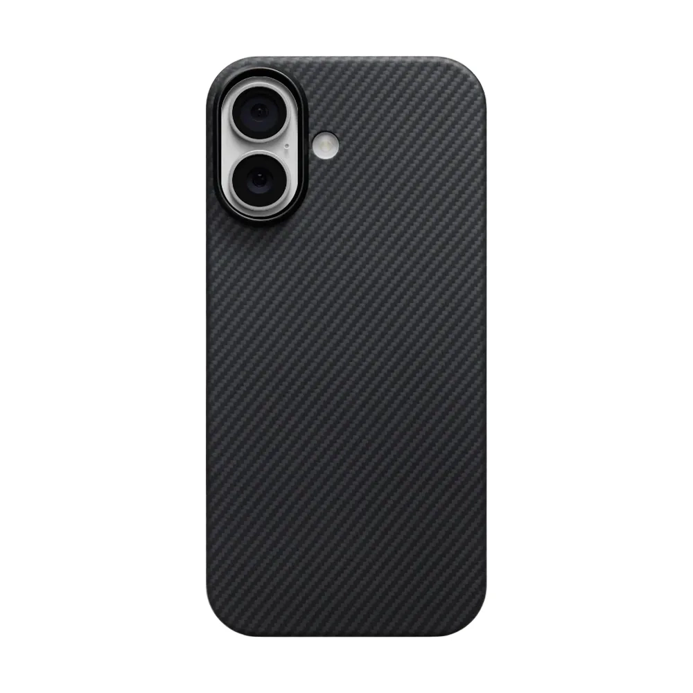 Чехол PITAKA Ultra-Slim Case для Apple iPhone 17 (PitaTap) MagSafe, Black/Gray