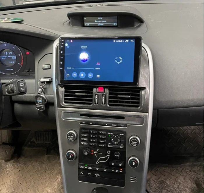 Магнитола для Volvo XC60 2008-2013 - Kuberg QLed, Android 13, Быстрейшая, CarPlay, SIM-слот