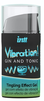 Жидкий интимный гель с эффектом вибрации Vibration! Gin & Tonic - 15 мл.