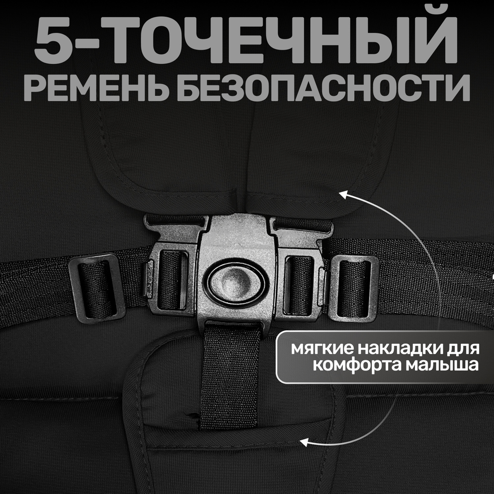 Прогулочная коляска для двойни BubaGO DUO X