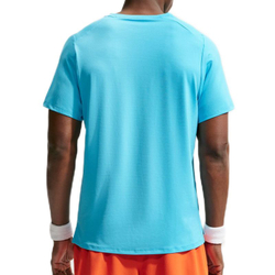 Мужская футболка Nike Court Advantage Dri-Fit Tennis — baltic blue/black