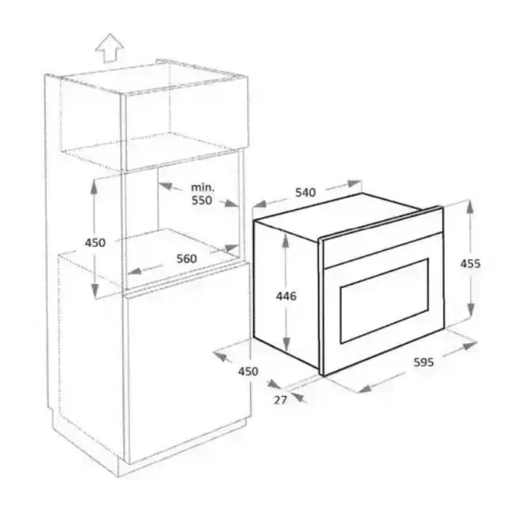 Встраиваемая микроволновая печь Kuppersberg RMW 969 ANX