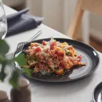 Тарелка IKEA GLADELIG (ГЛАДЕЛИГ), Темно-серый, 25 см