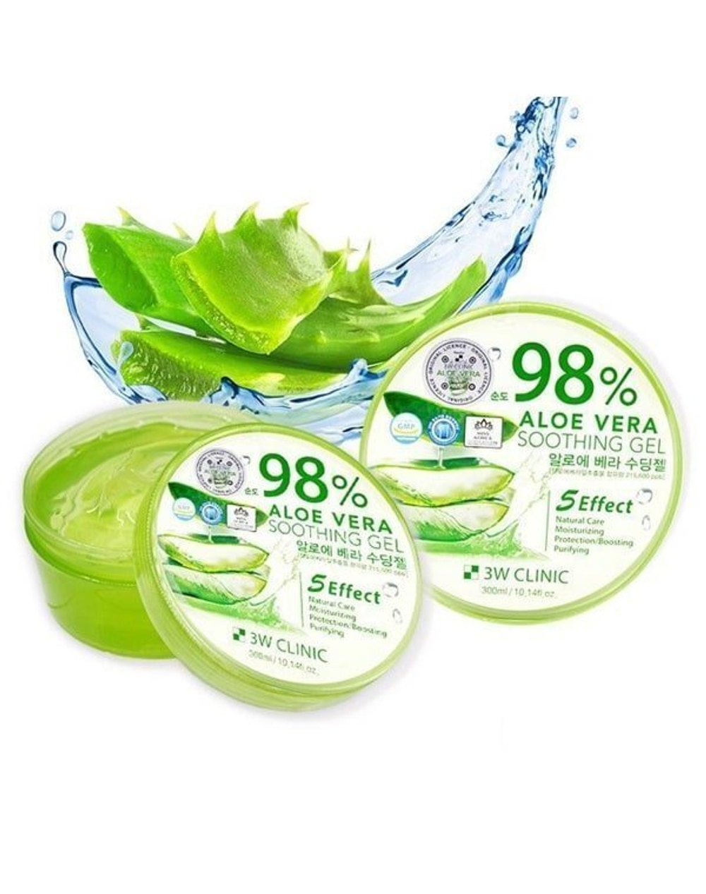 Гель универсальный АЛОЭ Aloe Vera Soothing Gel 98%, 300 мл.