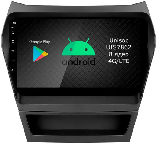 Магнитола для Hyundai Santa Fe 2012-2018 - Airok RI-2019 Android 12, Быстрая, SIM-слот