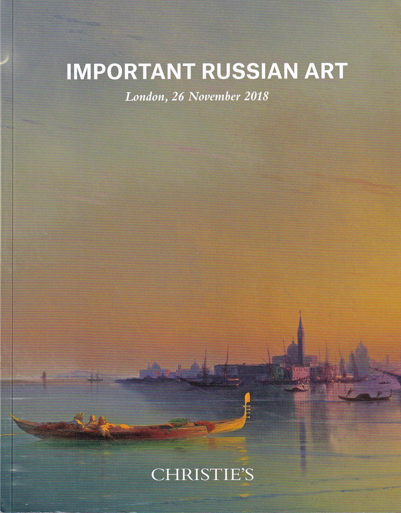 Каталог аукциона Christie's, Лондон, Шедевры русского искусства от 26 ноября 2018 года