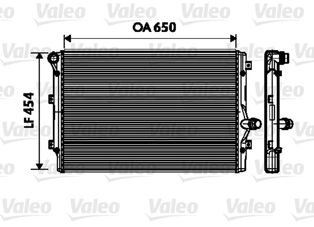 VALEO - 734333-VAL - Radiator, engine cooling