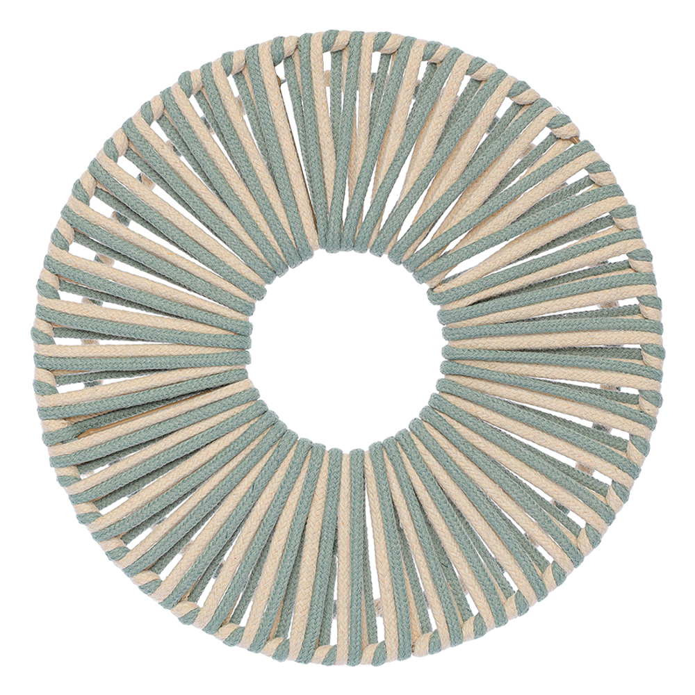 Корзина плетеная Tkano Dholak Mint Ethnic tk24-st_ba0034