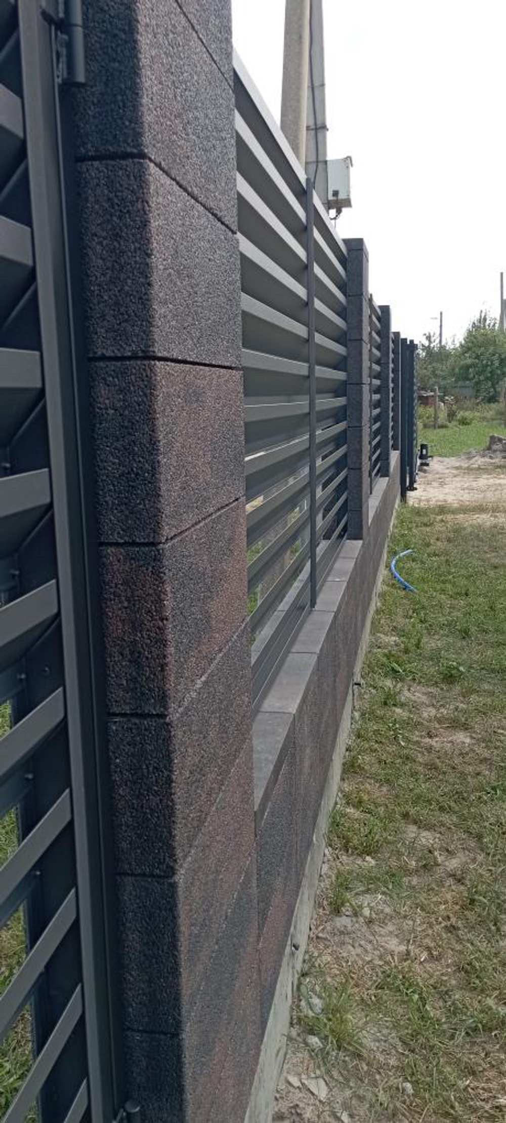 Блок заборный Микс, цвет ДЕНВЕР
