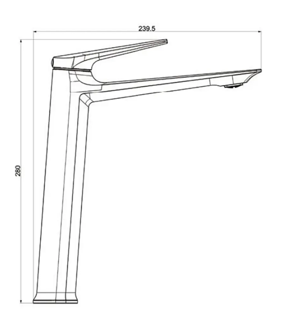 Смеситель Royce Pro для раковины (RCM-120502CR)