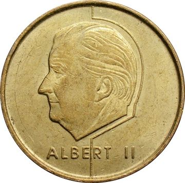 5 франков 1994-2001 Бельгия (надпись на французском BELGIQUE)