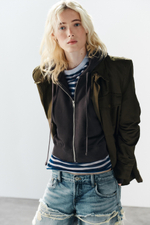 ДЖИНСЫ TRF RECTOS С НИЗКОЙ ПОСАДКОЙ И ДВОЙНЫМ ЭФФЕКТОМ — ZARA