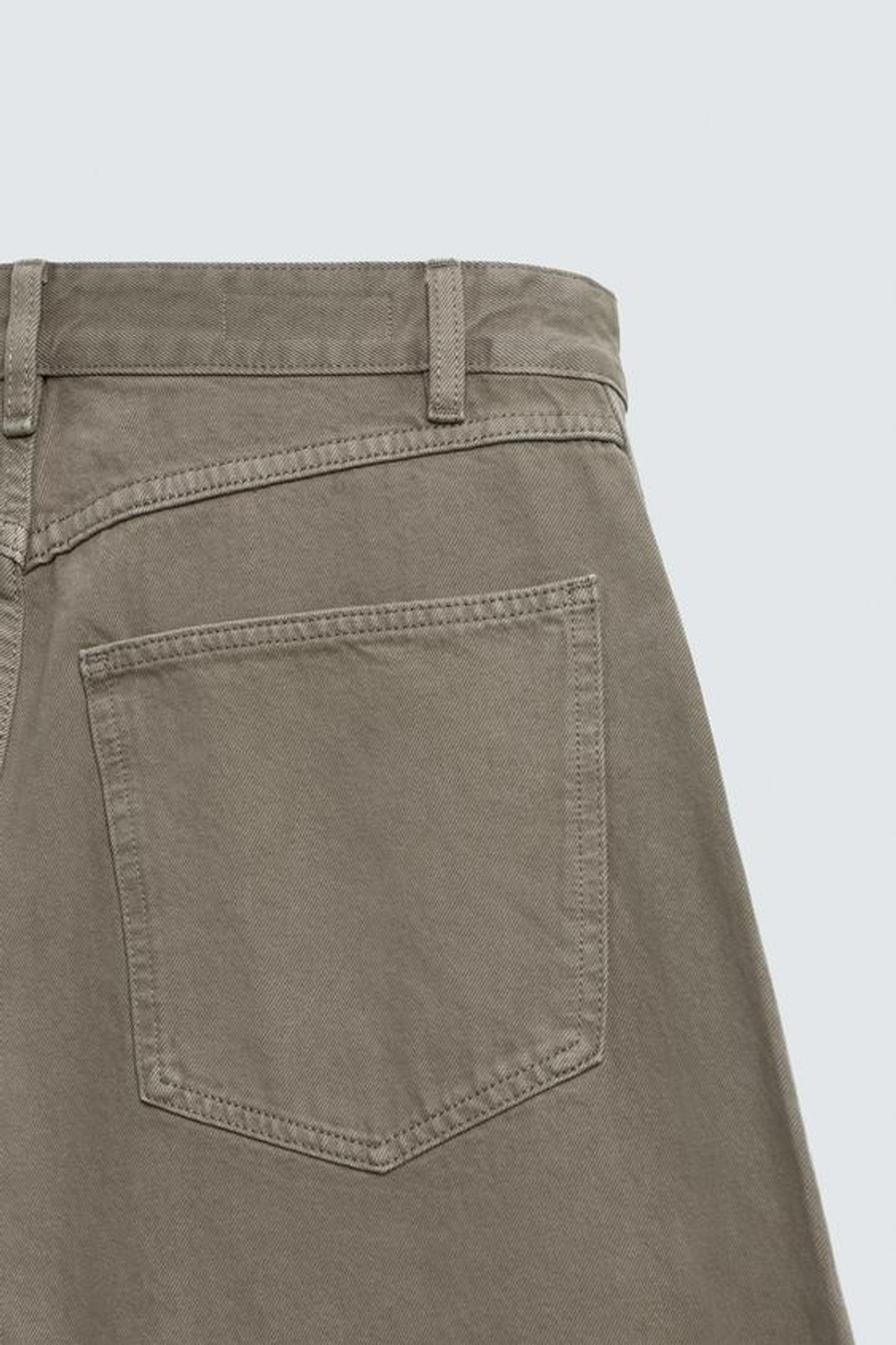 ZARA ДЖИНСЫ BALLOON FIT НА МОЛНИИ, РЫЖЕВАТО-КОРИЧНЕВЫЙ