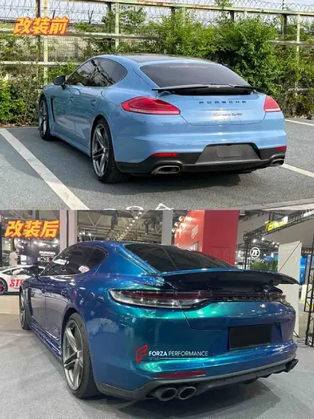 Обвес переделка в стиле 971.2 Turbo рестайлинг для PORSCHE PANAMERA 970 2009–2016