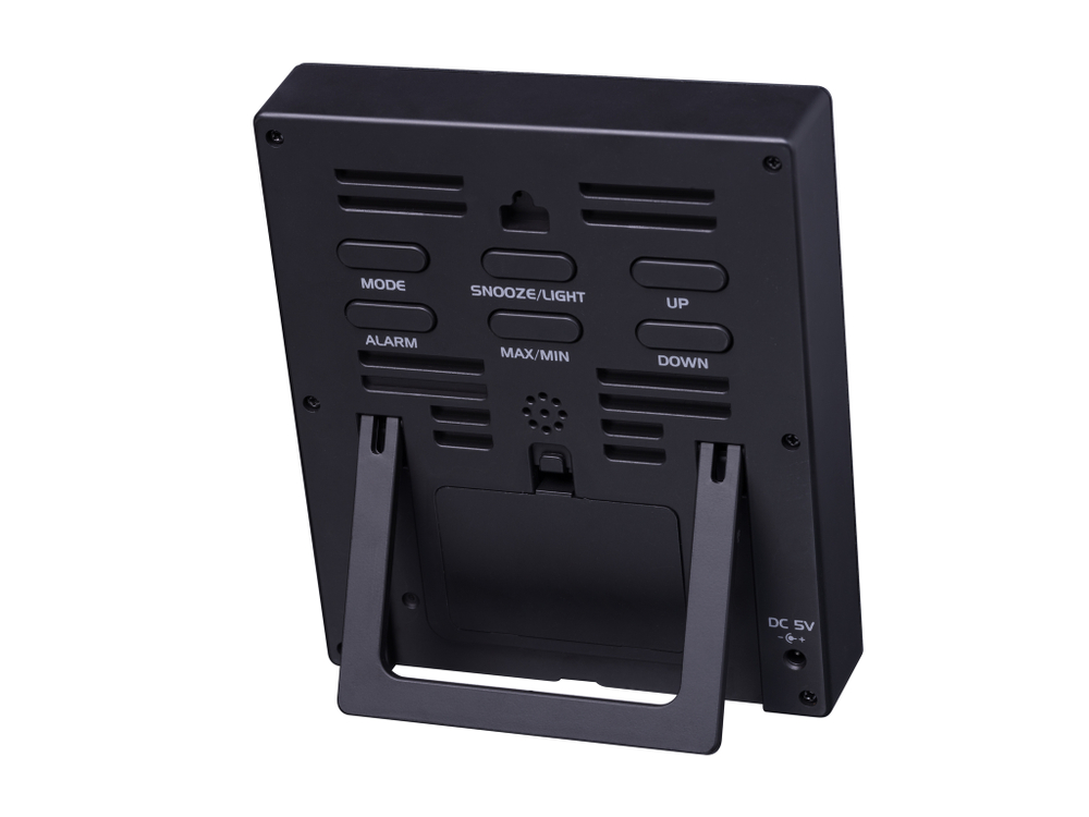 Термогигрометр Bresser Temeo Hygro Quadro DLX с тремя датчиками, черная