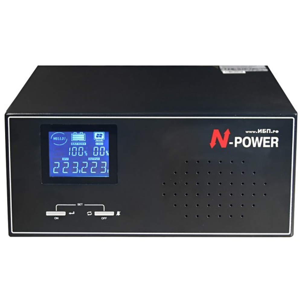 Интерактивный ИБП N-Power Home-Vision 600W ─ ИБП для дома 600 ВА синус
