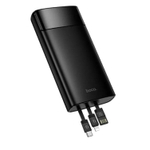 Powerbank Hoco DB89A 20000mAh 1USB/2USB-C с проводом USB/Type-C/Lightning 22.5W черный
