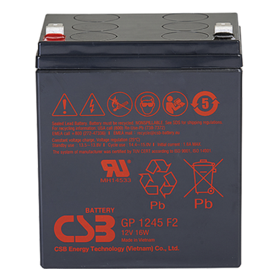 Аккумулятор CSB GP 1245 F2 (16W)