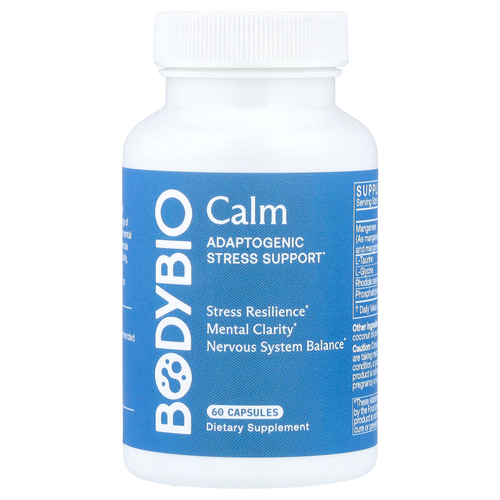 BodyBio, Calm, 60 капсул