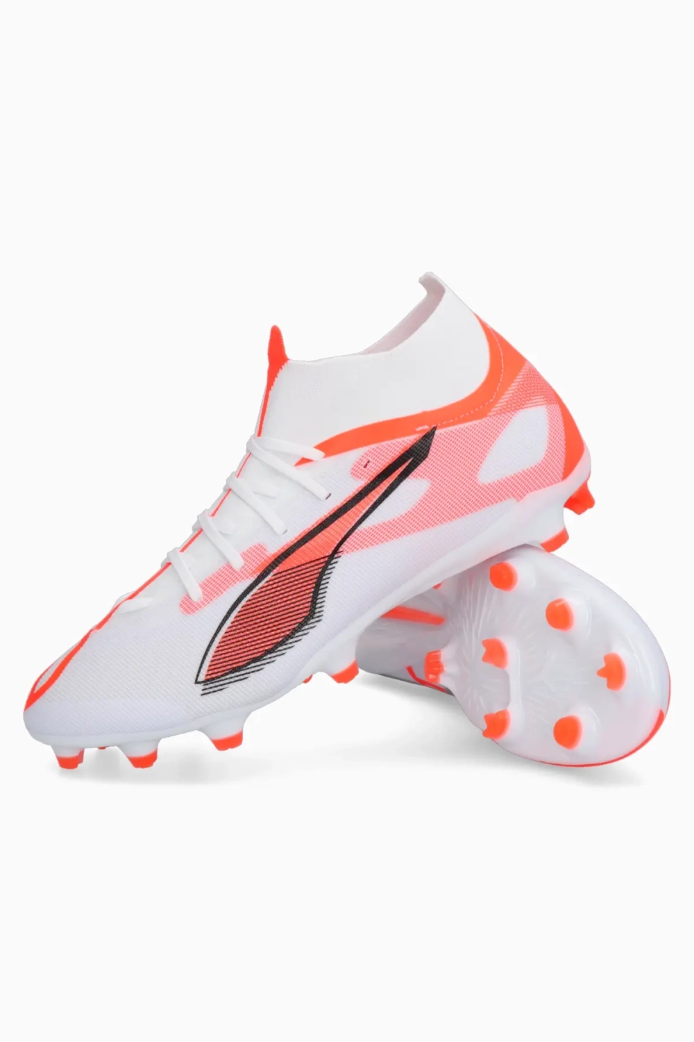 Бутсы Puma Ultra 5 Match+ FG/AG - белый