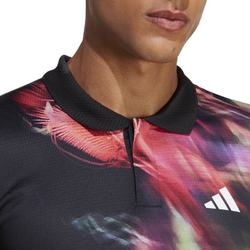Мужское теннисное поло Adidas Melbourne Tennis Heat Rdy Freelift Polo Shirt - разноцветный/black