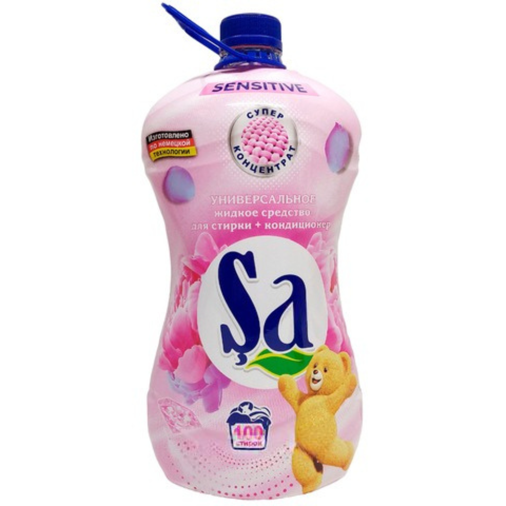 Гель SA Sensitive для стирки+кондиционер 2 л