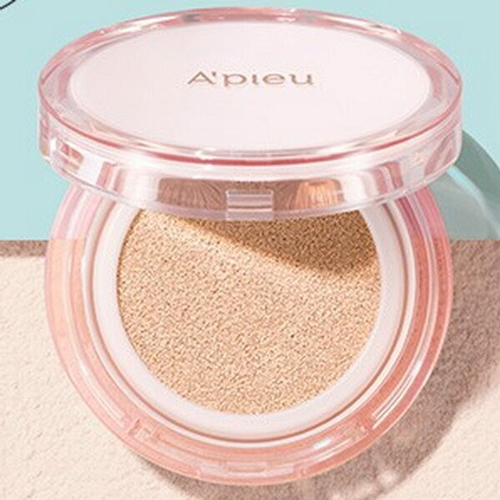 Увлажняющий кушон с гиалуроновой кислотой A'Pieu Waterlock Cushion SPF50+ / PA++++ #21N Ivory Beige,15г