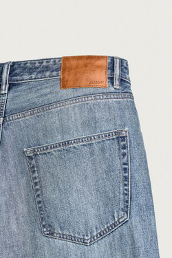 ZARA ДЖИНСЫ BAGGY FIT, СИНИЙ